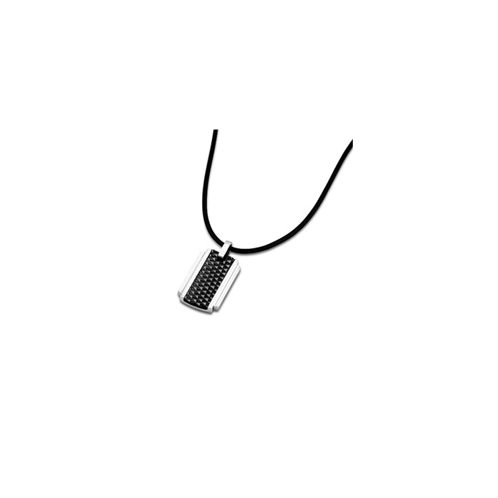 Мъжки колие от 316l Медицинска стомана - с форма Други - - Черен