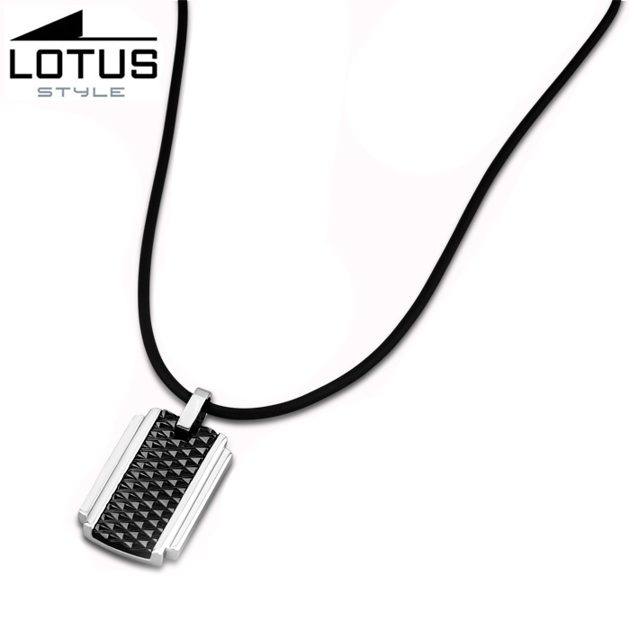 Мъжки колие от 316l Медицинска стомана - с форма Други - - Черен