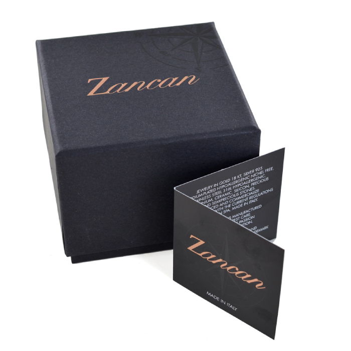 Мъжки ботунели от 316l Медицинска стомана - с форма - Шпинел - PVD покритие в розово злато