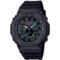 Casio GA-2100RW-1AER G-Shock - Мъжки ръчен часовник с кварцов механизъм - корпус от Полимер - Полимер - цвят Черен Черен