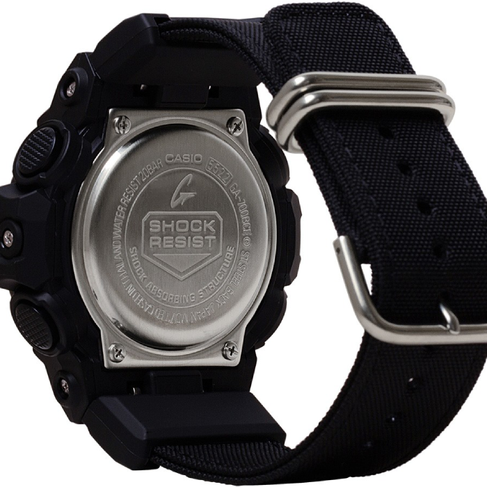 Мъжки ръчен часовник с кварцов механизъм - корпус от Полимер - Полимер - цвят Черен Черен