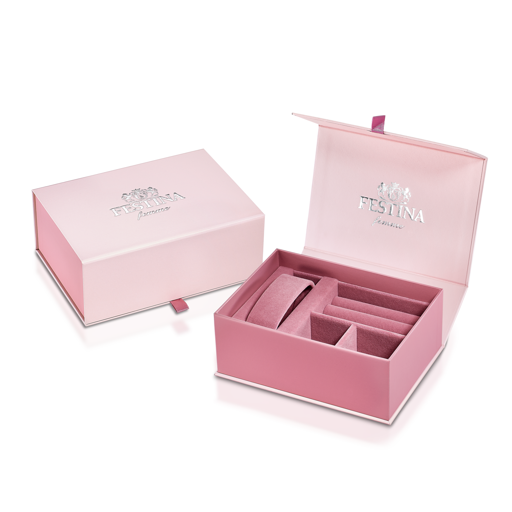 Дамски ръчен часовник с кварцов механизъм - корпус от Стомана - Стоманена верижка - цвят Черен Сив