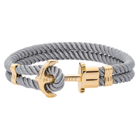 Мъжки гривна Paul Hewitt PH-FB-0027-M от Marinium ocean steel - с форма Котва - - Рециклирана стомана / Златист