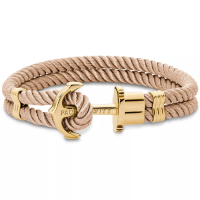 Дамски гривна Paul Hewitt PH-FB-0033-M от Marinium ocean steel - с форма Котва - - Рециклирана стомана / Злато