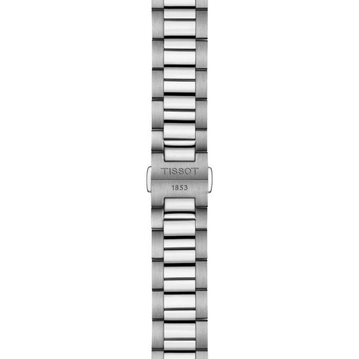 Мъжки ръчен часовник с кварцов механизъм - корпус от Стомана - Стоманена верижка - цвят Сребрист Сив