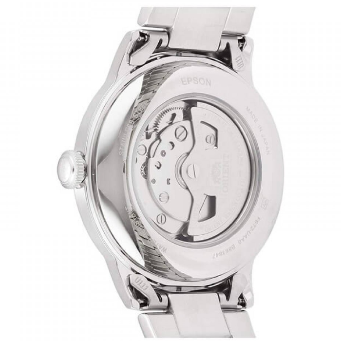 Orient RA-AG0027Y Classic - Мъжки ръчен часовник с автоматичен механизъм - корпус от Стомана - Стоманена верижка - цвят Червен Сив