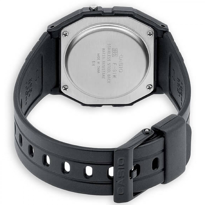 Унисекс ръчен часовник с кварцов механизъм - корпус от Полимер - Полимер - цвят Сив Черен