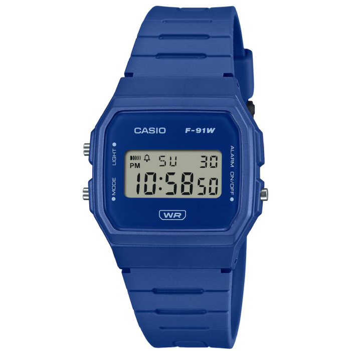 Унисекс ръчен часовник с кварцов механизъм - корпус от Полимер - Полимер - цвят Сив Син