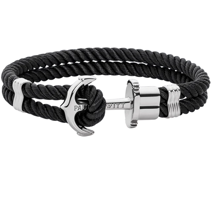 Мъжки гривна от Marinium ocean steel Медицинска стомана - с форма Котва - - Рециклирана стомана (MARINIUM®) / PVD розово злато