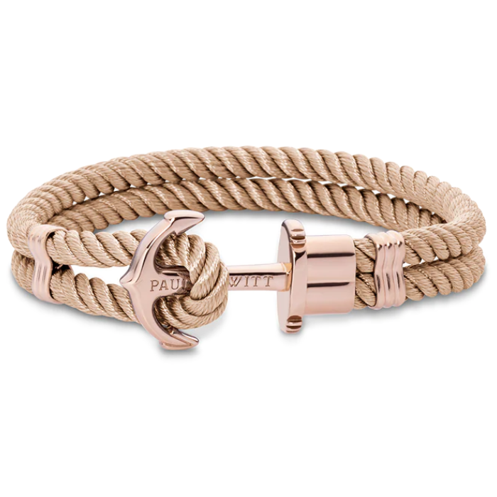 Мъжки гривна Paul Hewitt PH-FB-0031-L от Marinium ocean steel Медицинска стомана - с форма Котва - - Рециклирана стомана (MARINIUM®)