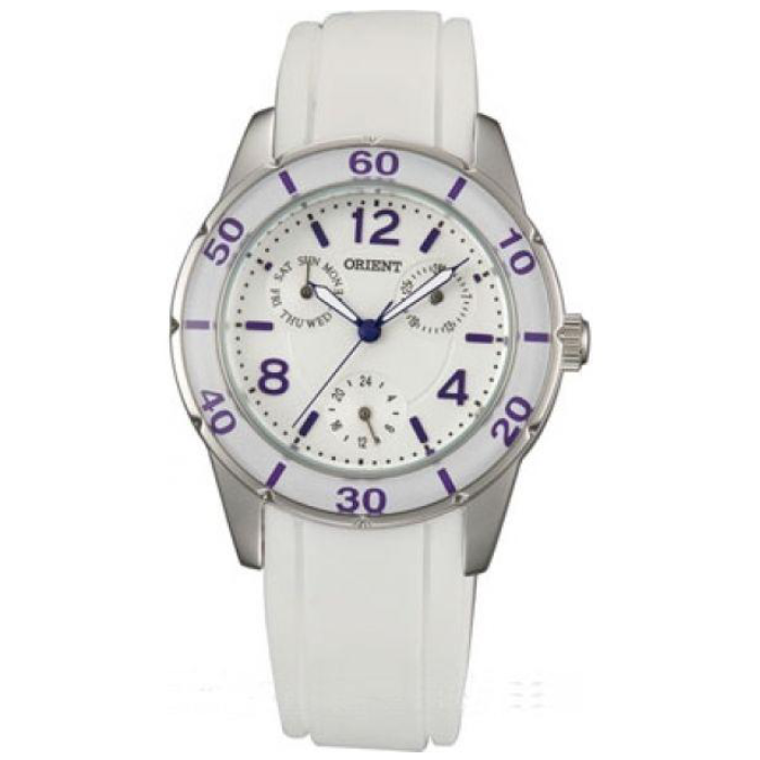 Дамски ръчен часовник с кварцов механизъм - корпус от Стомана - Стоманена верижка - цвят Бял Бял