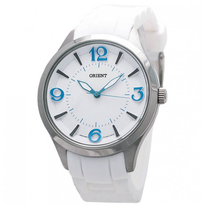 Дамски ръчен часовник с кварцов механизъм - корпус от Стомана - Полимер - цвят Бял Бял