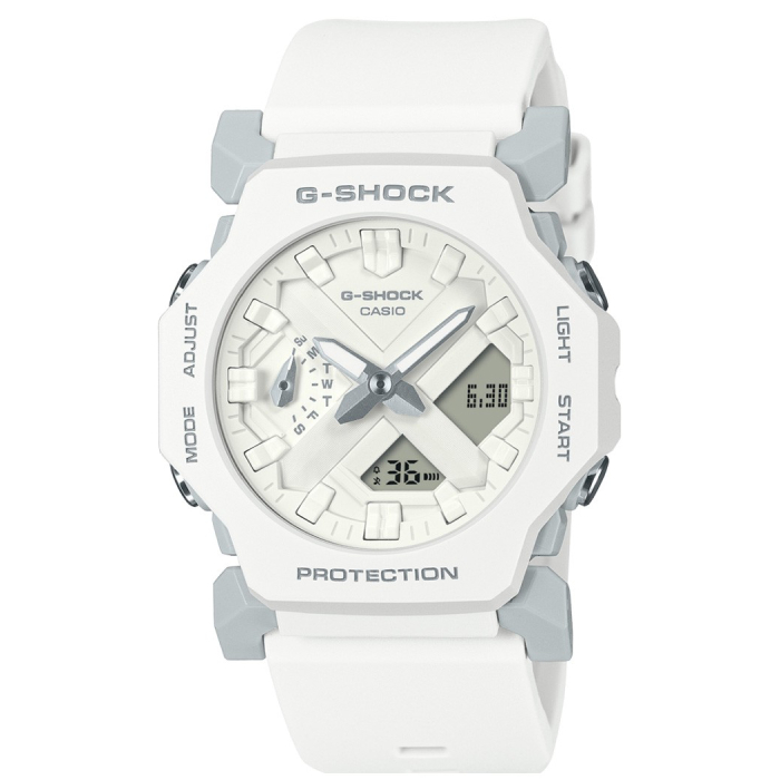 Дамски ръчен часовник с кварцов механизъм - корпус от Стомана - Полимер - цвят Бял Бял