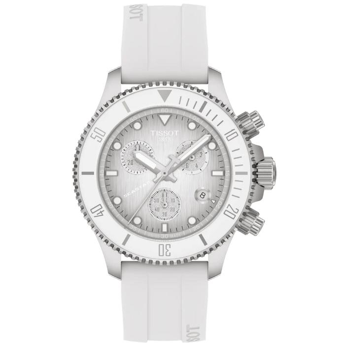 Унисекс ръчен часовник с кварцов механизъм - корпус от Стомана - Силиконова каишка - цвят Сив