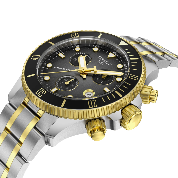 Унисекс ръчен часовник с кварцов механизъм - корпус от Стомана - Стоманена верижка - цвят Черен