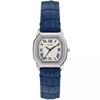 Дамски ръчен часовник с кварцов механизъм - корпус от Стомана - Естествена кожа - цвят Шампанско