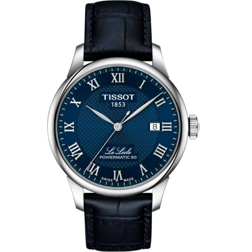 Мъжки ръчен часовник с автоматичен механизъм - корпус от Стомана - цвят Син Син