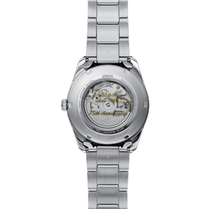 Orient RA-AK0311N Contemporary Limited - Мъжки ръчен часовник с механичен с ръчно навиване механизъм - корпус от Стомана - Стоманена верижка - цвят Сив