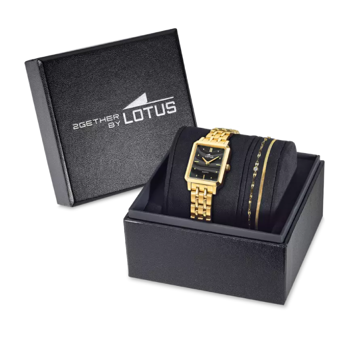 Дамски ръчен часовник с кварцов механизъм - корпус от Стомана - Стоманена верижка - цвят Черен