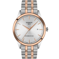 Мъжки ръчен часовник с автоматичен механизъм - корпус от Стомана - цвят Сребрист Биколор