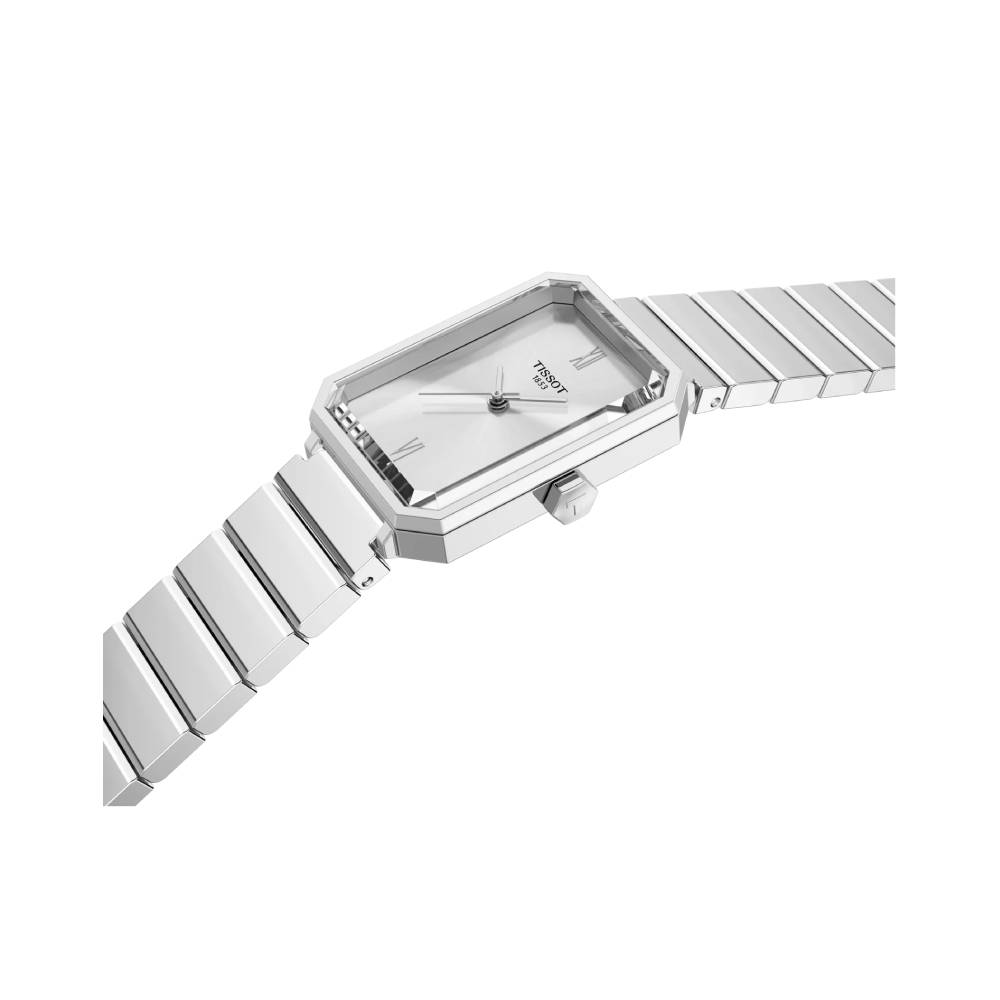 Дамски ръчен часовник с кварцов механизъм - корпус от Стомана - цвят Сребрист