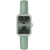 Дамски ръчен часовник с кварцов механизъм - корпус от Стомана - цвят Зелен