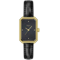 Дамски ръчен часовник с кварцов механизъм - корпус от Стомана - цвят Черен