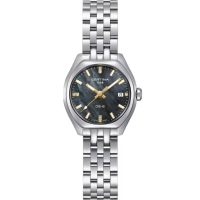 Дамски ръчен часовник с кварцов механизъм - корпус от Стомана - цвят Седеф Жълт