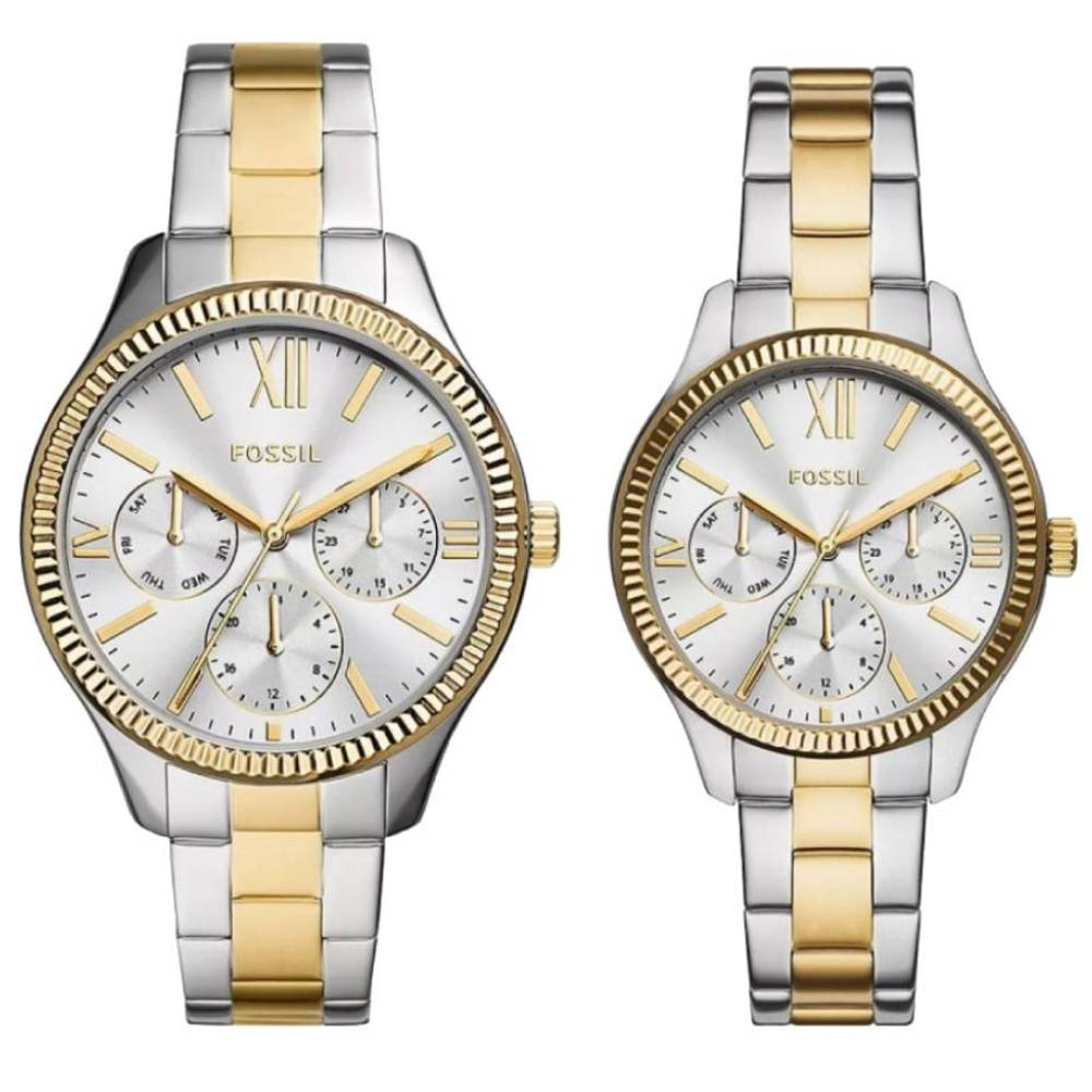 Унисекс ръчен часовник с кварцов механизъм - корпус от Стомана - Стоманена верижка - цвят Сребрист