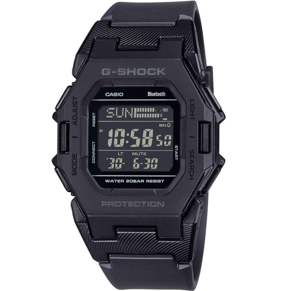 Мъжки ръчен часовник с кварцов механизъм - корпус от Полимер - Полимер - цвят Черен