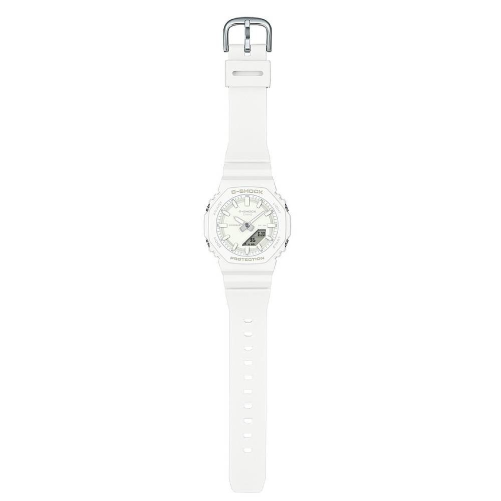 Casio GMA-P2100-7AER G-Shock - Унисекс ръчен часовник с кварцов механизъм - корпус от Полимер - Полимер - цвят Бял