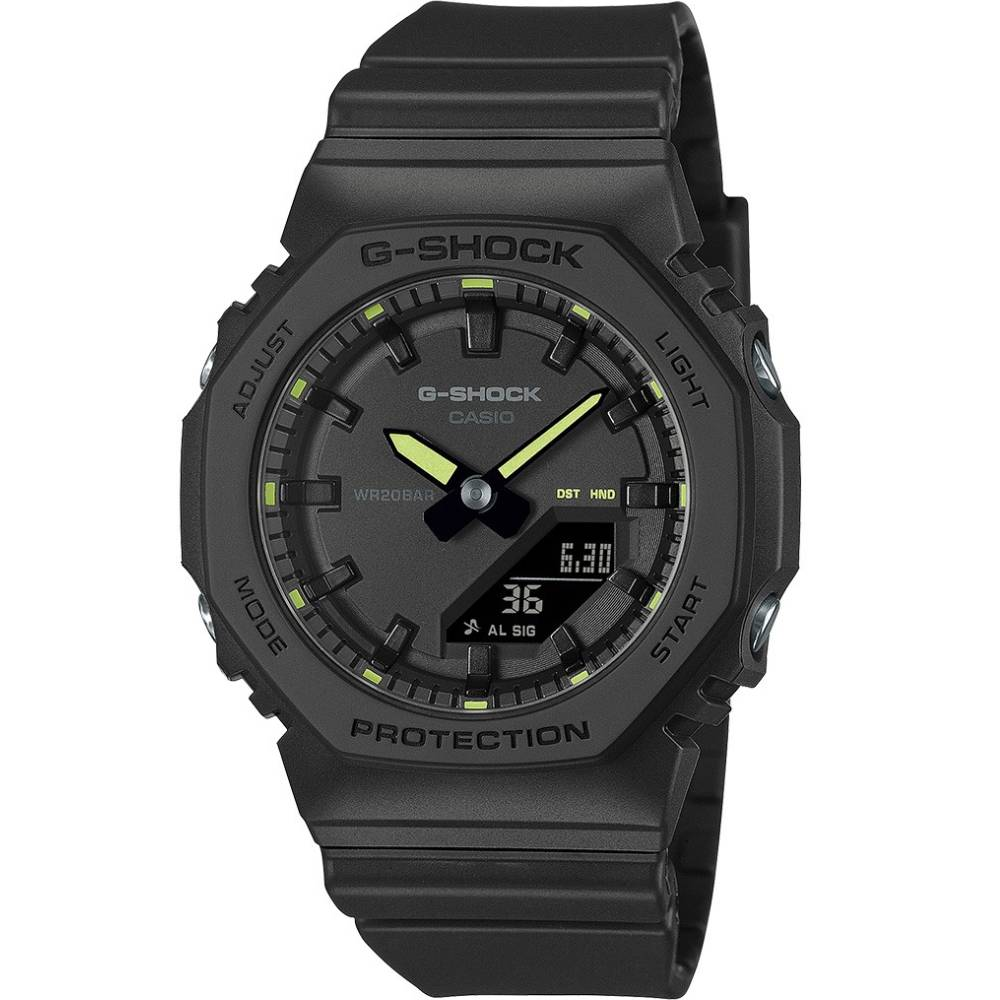 Casio GMA-P2100SA-1A2ER G-Shock - Унисекс ръчен часовник с кварцов механизъм - корпус от Полимер - Полимер - цвят Черен