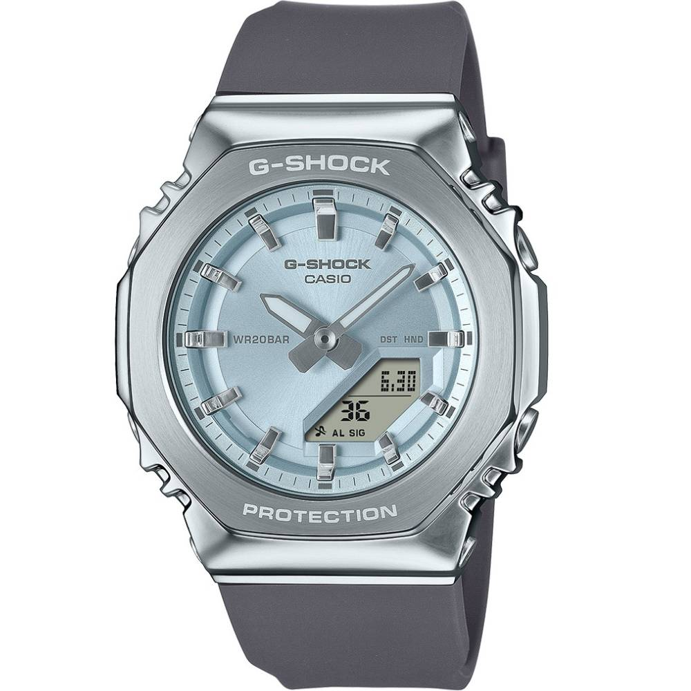 Дамски ръчен часовник с кварцов механизъм - корпус от Стомана - Полимер - цвят Син