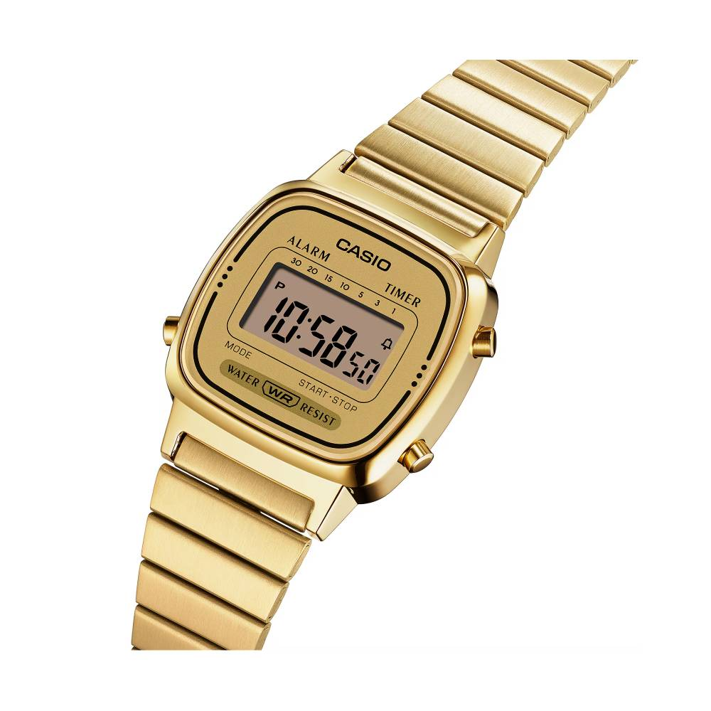 Дамски ръчен часовник с кварцов механизъм - корпус от Полимер - Стоманена верижка