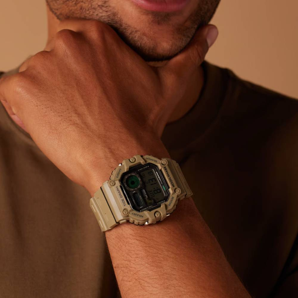 Casio WS-1700H-5AVEF Casio Collection - Мъжки ръчен часовник с кварцов механизъм - корпус от Полимер - Полимер