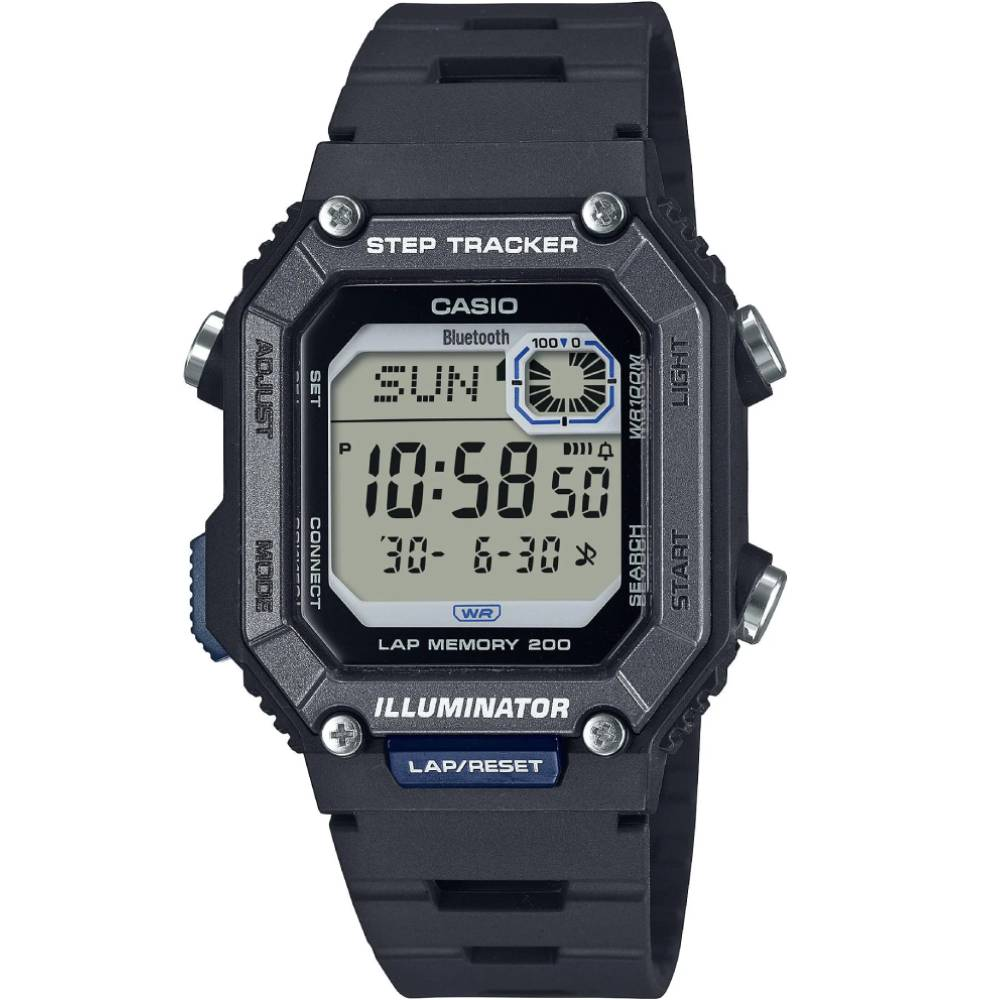 Casio WS-B1000-1AVEF Casio Collection - Мъжки ръчен часовник с кварцов механизъм - корпус от Полимер - Полимер