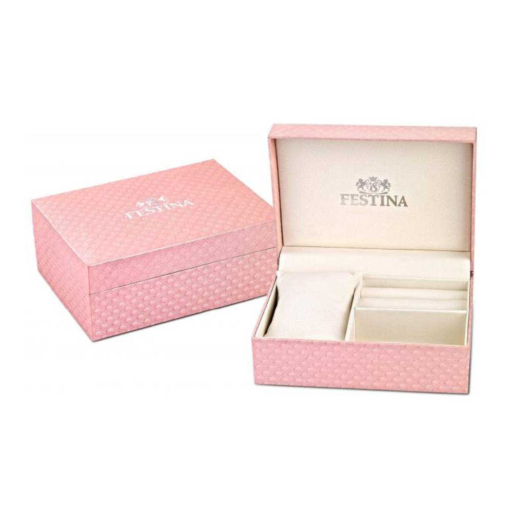 Дамски ръчен часовник с кварцов механизъм - корпус от Стомана - Стоманена верижка - цвят Седеф