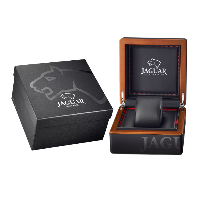 Мъжки ръчен часовник с кварцов механизъм - корпус от Стомана - Стоманена верижка - цвят Черен