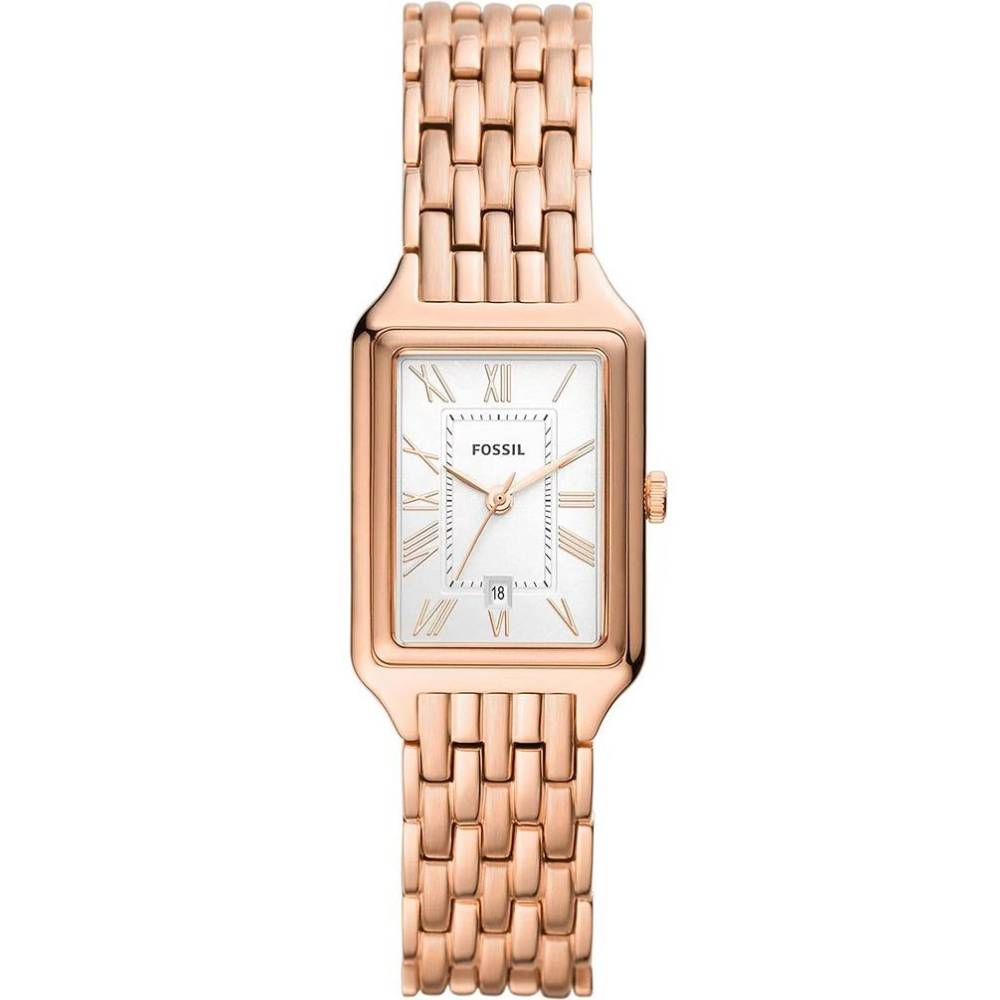 Дамски ръчен часовник с кварцов механизъм - Стоманена верижка - цвят Бял