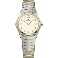 Дамски ръчен часовник с кварцов механизъм - корпус от Стомана - Стоманена верижка - цвят Седеф Злато