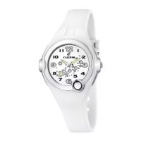 Унисекс ръчен часовник с кварцов механизъм - корпус от Полимер - Каучук - цвят Бял