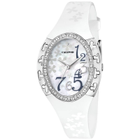 Унисекс ръчен часовник с кварцов механизъм - корпус от Полимер - Полимер - цвят Бял Бял