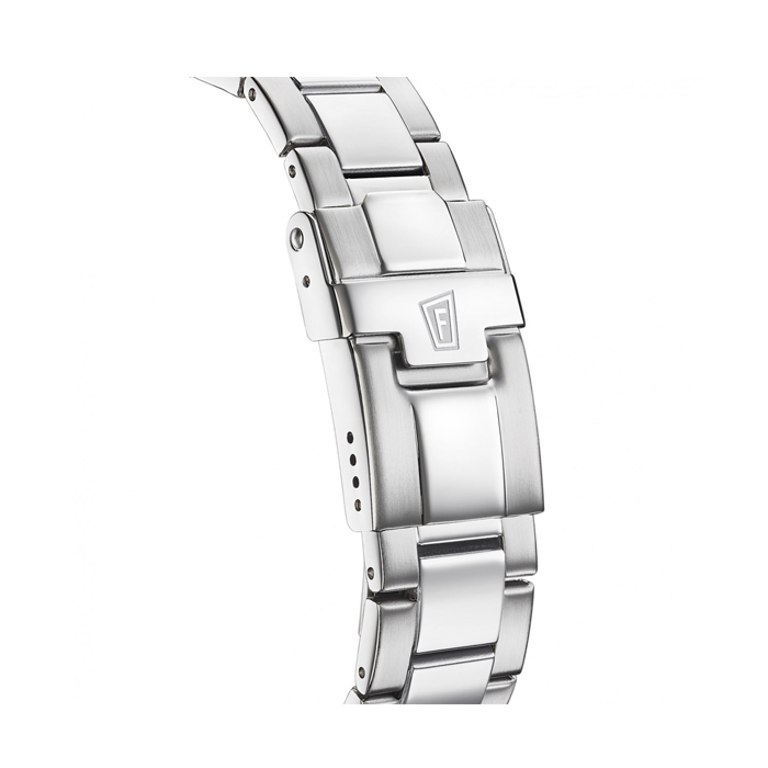 Дамски ръчен часовник с кварцов механизъм - корпус от Стомана - Стоманена верижка - цвят Червен Сив