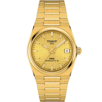 Унисекс ръчен часовник с автоматичен механизъм - корпус от Стомана - Стоманена верижка - цвят Злато