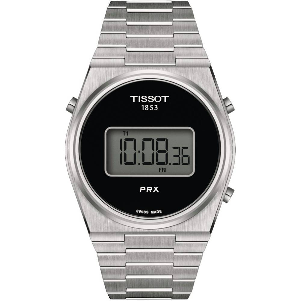 Унисекс ръчен часовник с кварцов механизъм - корпус от Стомана - Стоманена верижка - цвят Черен