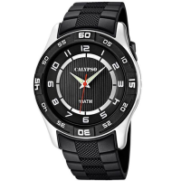 Унисекс ръчен часовник с кварцов механизъм - корпус от Полимер - Полимер - цвят Черен Черен