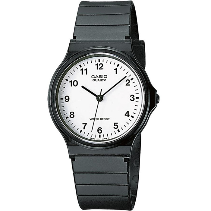 Унисекс ръчен часовник с кварцов механизъм - корпус от Полимер - Полимер - цвят Бял Черен