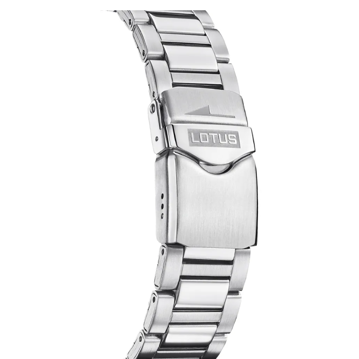 Мъжки ръчен часовник с кварцов механизъм - корпус от Стомана - Стоманена верижка - цвят Жълт Сив